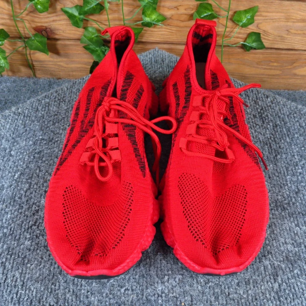 Ecko Unltd Elliot Knit Mens Sneaker Size 8 Athletic Running Training Red Textile